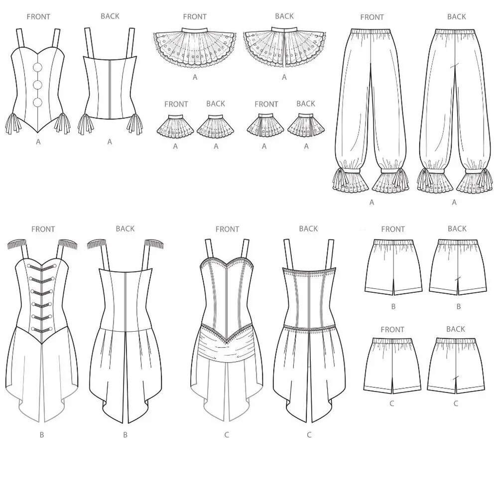 Simplicity Sewing Pattern 8972 Costume Circus Acts Misses Size 14-22‎